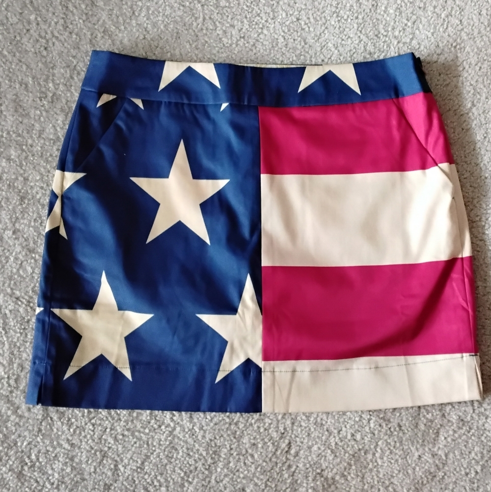 Nwt Loudmouth Old Glory Skirt